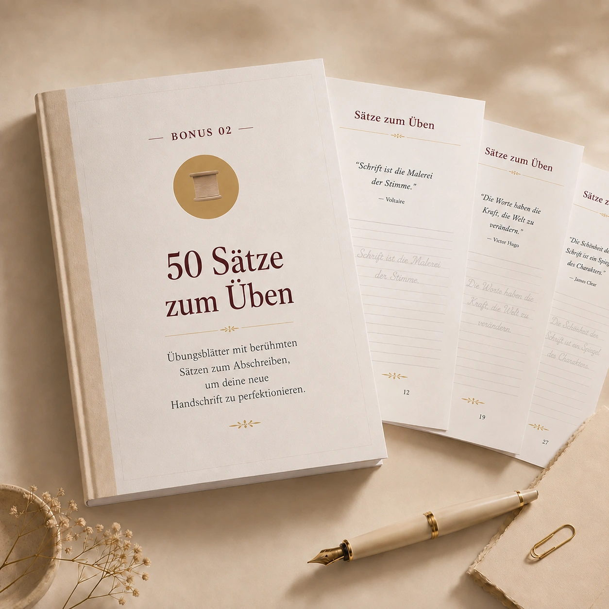 50 Sätze zum Üben